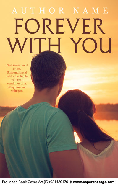 Pre-Made Book Cover ID#0214201701 (Forever With You)