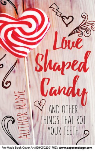 Pre-Made Book Cover ID#0502201702 (Love Shaped Candy)