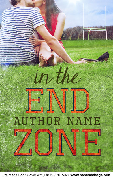 Pre-Made Book Cover ID#0508201502 (In the End Zone)