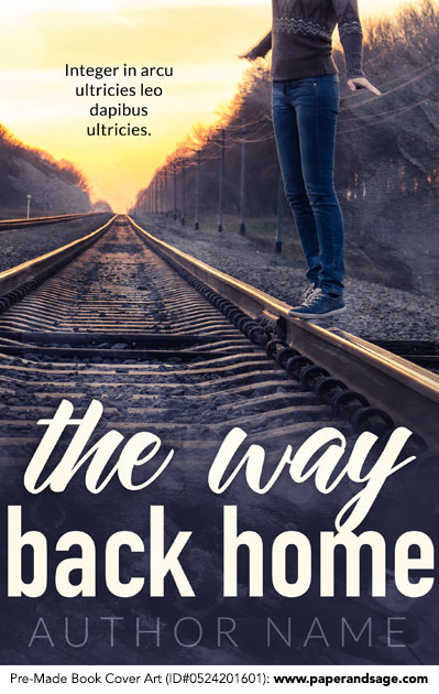 Pre-Made Book Cover ID#0524201601 (The Way Back Home)