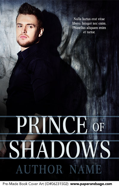 Pre-Made Book Cover ID#0623201502 (Prince of Shadows)