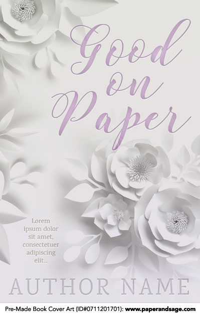 Pre-Made Book Cover ID#0711201701 (Good on Paper)