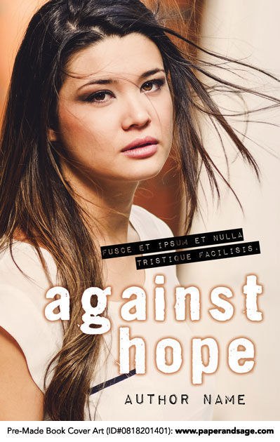 Pre-Made Book Cover ID#0818201401 (Against Hope)