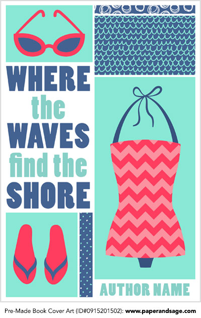 Pre-Made Book Cover ID#0915201502 (Where the Waves Find the Shore)