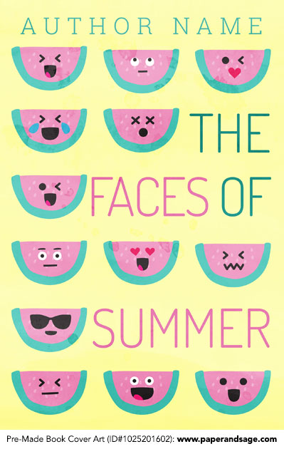Pre-Made Book Cover ID#1025201602 (The Faces of Summer)