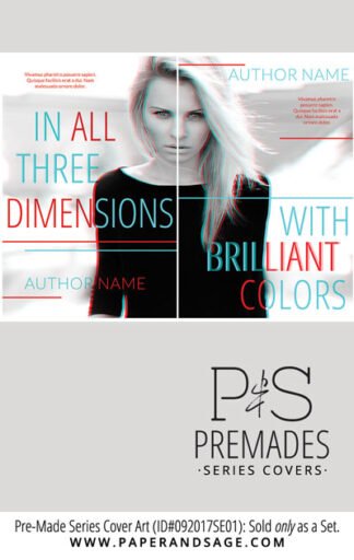 PreMade Series Covers ID#092017SE01 (In All Three Dimensions Series, Only Sold as a Set)