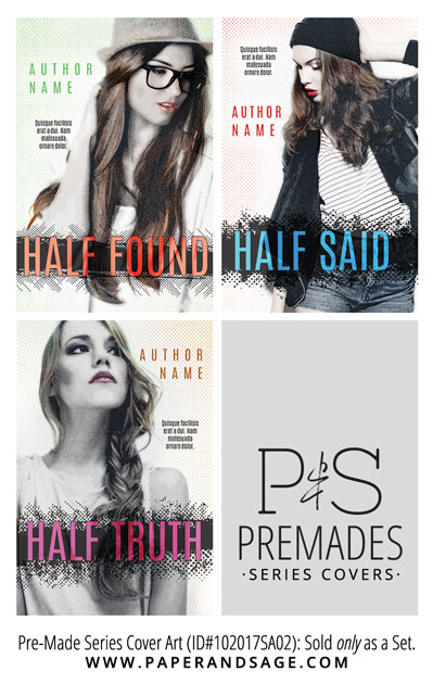 PreMade Series Covers ID#102017SA02 (Half Found, Only Sold as a Set)