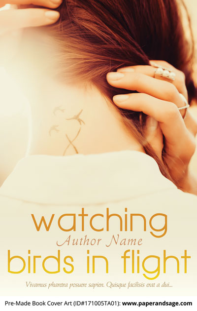 Pre-Made Book Cover ID#171005TA01 (Watching Birds in Flight)