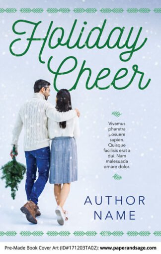 Pre-Made Book Cover ID#171203TA02 (Holiday Cheer)