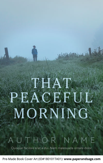 Pre-Made Book Cover ID#180101TA01 (That Peaceful Morning)
