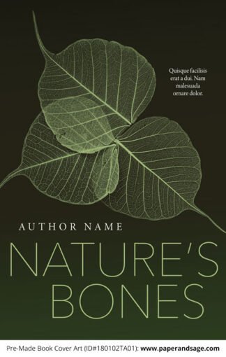 Pre-Made Book Cover ID#180102TA01 (Nature's Bones)