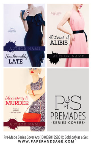PreMade Series Covers ID#032018SB01 (Fashionably Late Series, Only Sold as a Set)