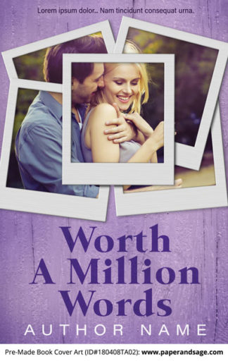 Pre-Made Book Cover ID#180408TA02 (Worth a Million Words)