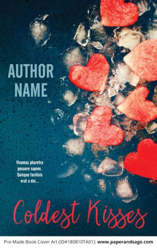 Pre-Made Book Cover ID#180810TA01 (Coldest Kisses)