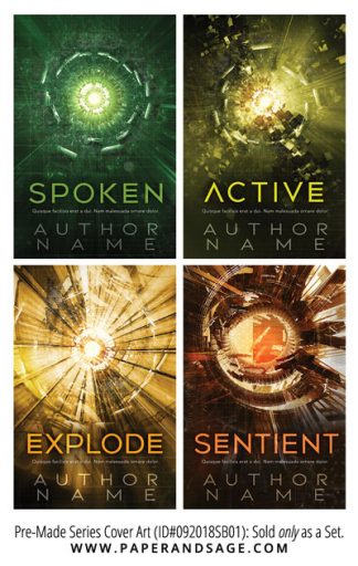 PreMade Series Covers ID#092018SB01 (Sentient Series, Only Sold as a Set)