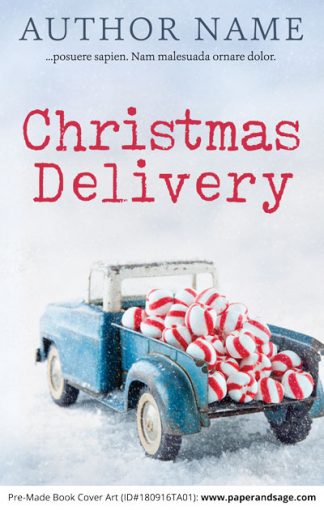 Pre-Made Book Cover ID#180916TA01 (Christmas Delivery)
