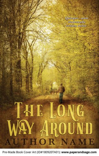 Pre-Made Book Cover ID#180920TA01 (The Long Way Around)