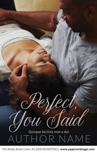 Pre-Made Book Cover ID#181003TA01 (Perfect, You Said)