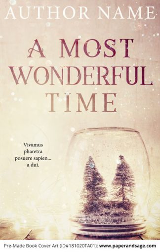 Pre-Made Book Cover ID#181020TA01 (A Most Wonderful Time)
