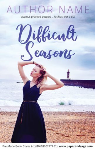 Pre-Made Book Cover ID#181024TA01 (Difficult Seasons)