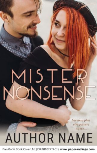 Pre-Made Book Cover ID#181026TA01 (Mister Nonsense)