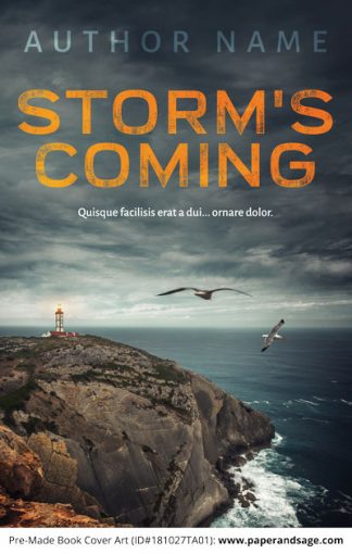 Pre-Made Book Cover ID#181027TA01 (Storm's Coming)