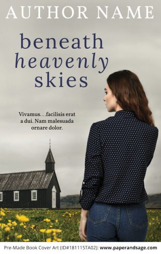 Pre-Made Book Cover ID#181115TA02 (Beneath Heavenly Skies)