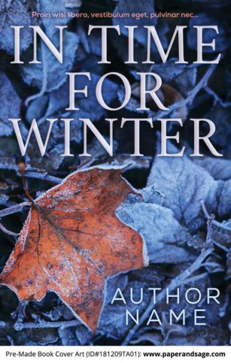 Pre-Made Book Cover ID#181209TA01 (In Time for Winter)