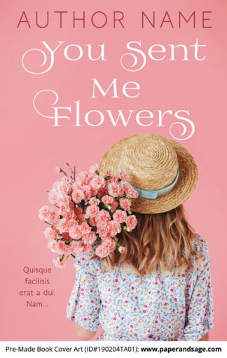 Pre-Made Book Cover ID#190204TA01 (You Sent Me Flowers)