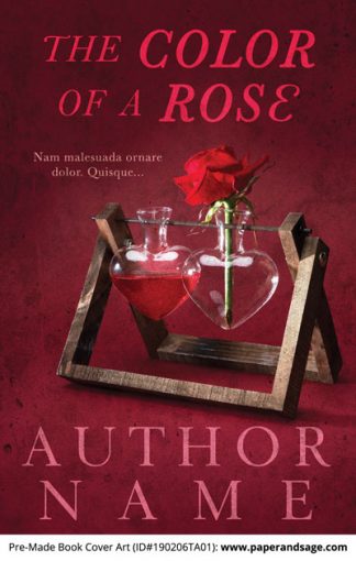 Pre-Made Book Cover ID#190206TA01 (The Color of a Rose)