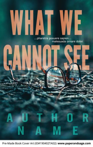 Pre-Made Book Cover ID#190402TA02 (What We Cannot See)