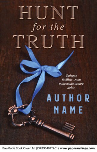Pre-Made Book Cover ID#190404TA01 (Hunt for the Truth)