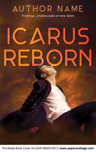 Pre-Made Book Cover ID#190605TA01 (Icarus Reborn)