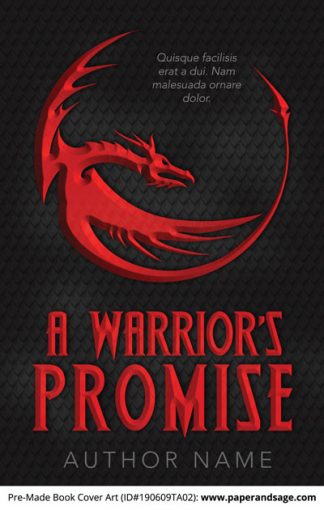 Pre-Made Book Cover ID#190609TA02 (A Warrior's Promise)