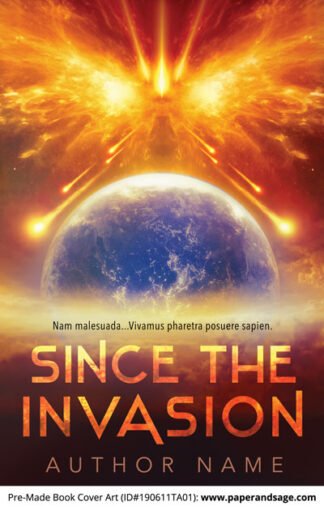 Pre-Made Book Cover ID#190611TA01 (Since the Invasion)