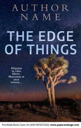 Pre-Made Book Cover ID#190702TA02 (The Edge of Things)