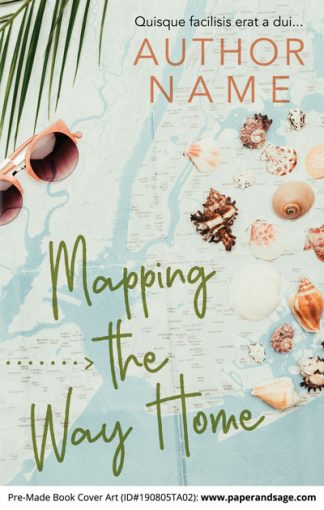 Pre-Made Book Cover ID#190805TA02 (Mapping the Way Home)