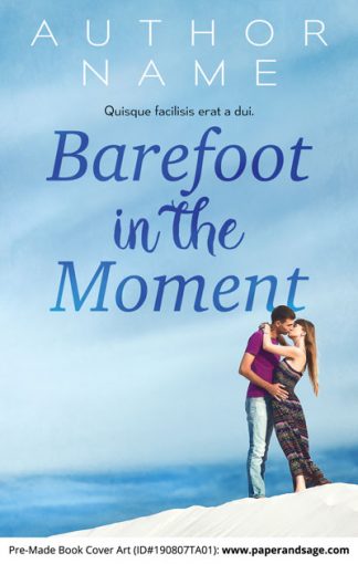 Pre-Made Book Cover ID#190807TA01 (Barefoot in the Moment)