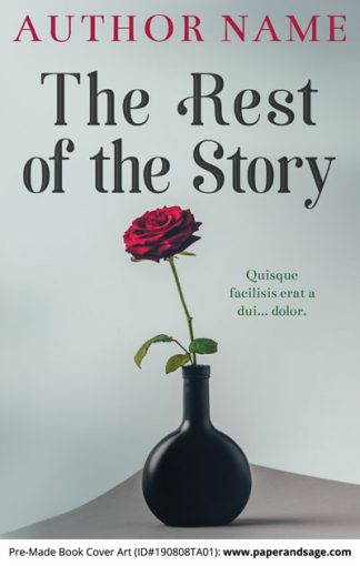 Pre-Made Book Cover ID#190808TA01 (The Rest of the Story)