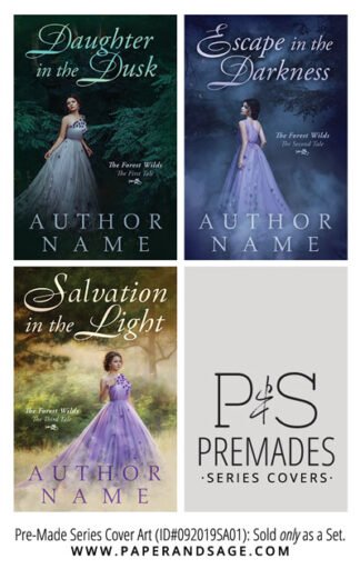 PreMade Series Covers ID#092019SA01 (The Forest Wilds Series, Only Sold as a Set)