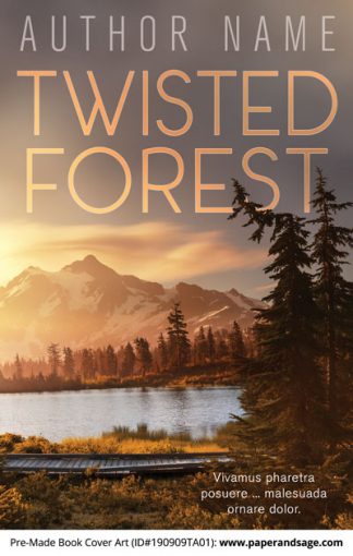 Pre-Made Book Cover ID#190909TA01 (Twisted Forest)
