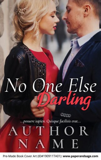 Pre-Made Book Cover ID#190911TA01 (No One Else Darling)
