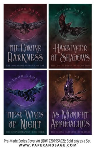 PreMade Series Covers ID#122019SA02 (Coming Darkness Series, Only Sold as a Set)