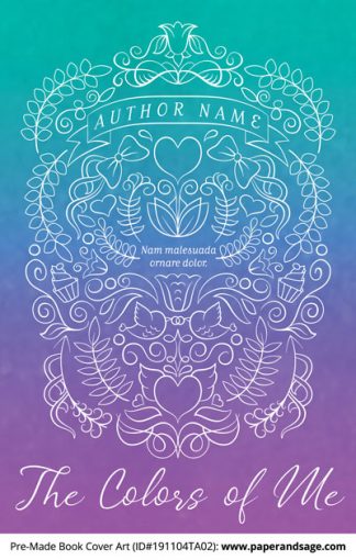 Pre-Made Book Cover ID#191104TA02 (The Colors of Me)