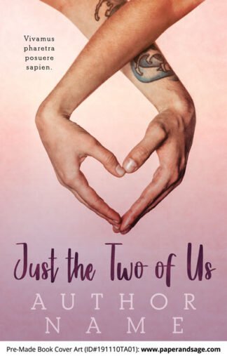 Pre-Made Book Cover ID#191110TA01 (Just the Two of Us)