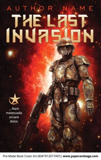 Pre-Made Book Cover ID#191201TA01 (The Last Invasion)