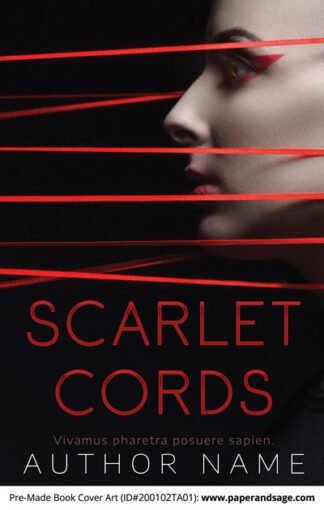 Pre-Made Book Cover ID#200102TA01 (Scarlet Cords)