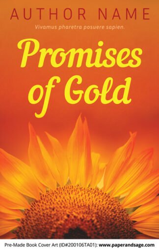 Pre-Made Book Cover ID#200106TA01 (Promises of Gold)