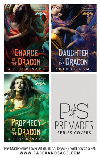 PreMade Series Covers ID#072018SA02 (Charge of the Dragon Series, Only Sold as a Set)