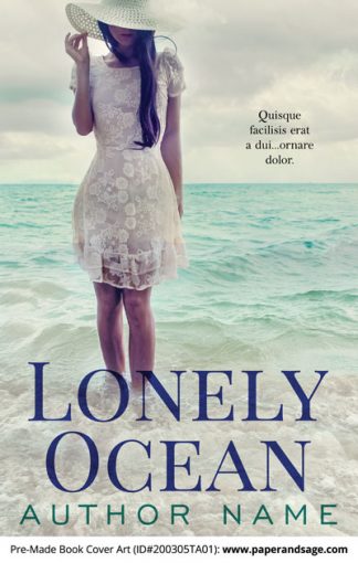 Pre-Made Book Cover ID#200305TA01 (Lonely Ocean)